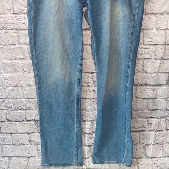 Hollister Light Acid Wash Denim Slim Straight Fit Mens 38x34 Casual Jean Pants - Picture 7 of 14
